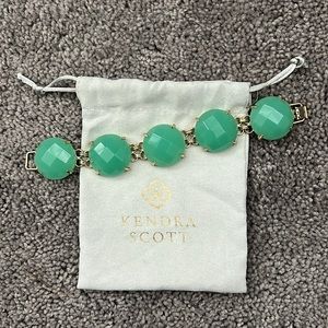 Retired Kendra Scott Cassie bracelet - Chalcedony